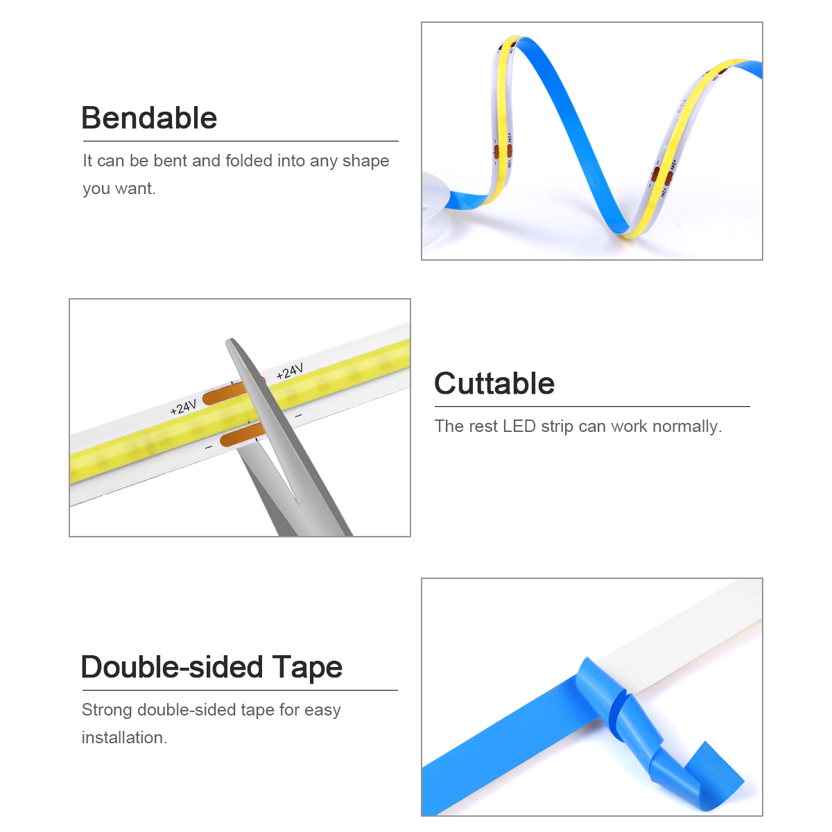 3M 5M 10M 24V COB LED Strip Li - Home Decor App Free 리뷰 및 가격