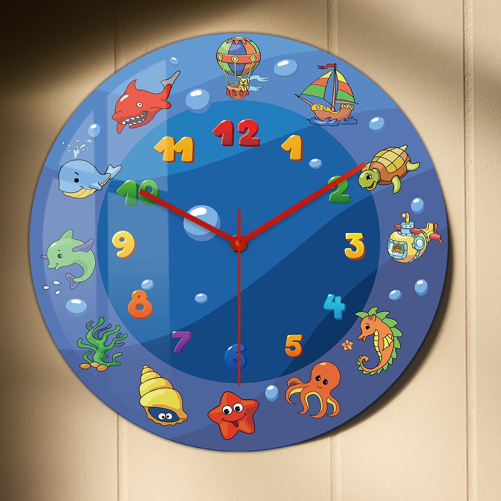 Cartoon Sea Animals Blue Wall  - Home Decor Under 300 리뷰 및 가격