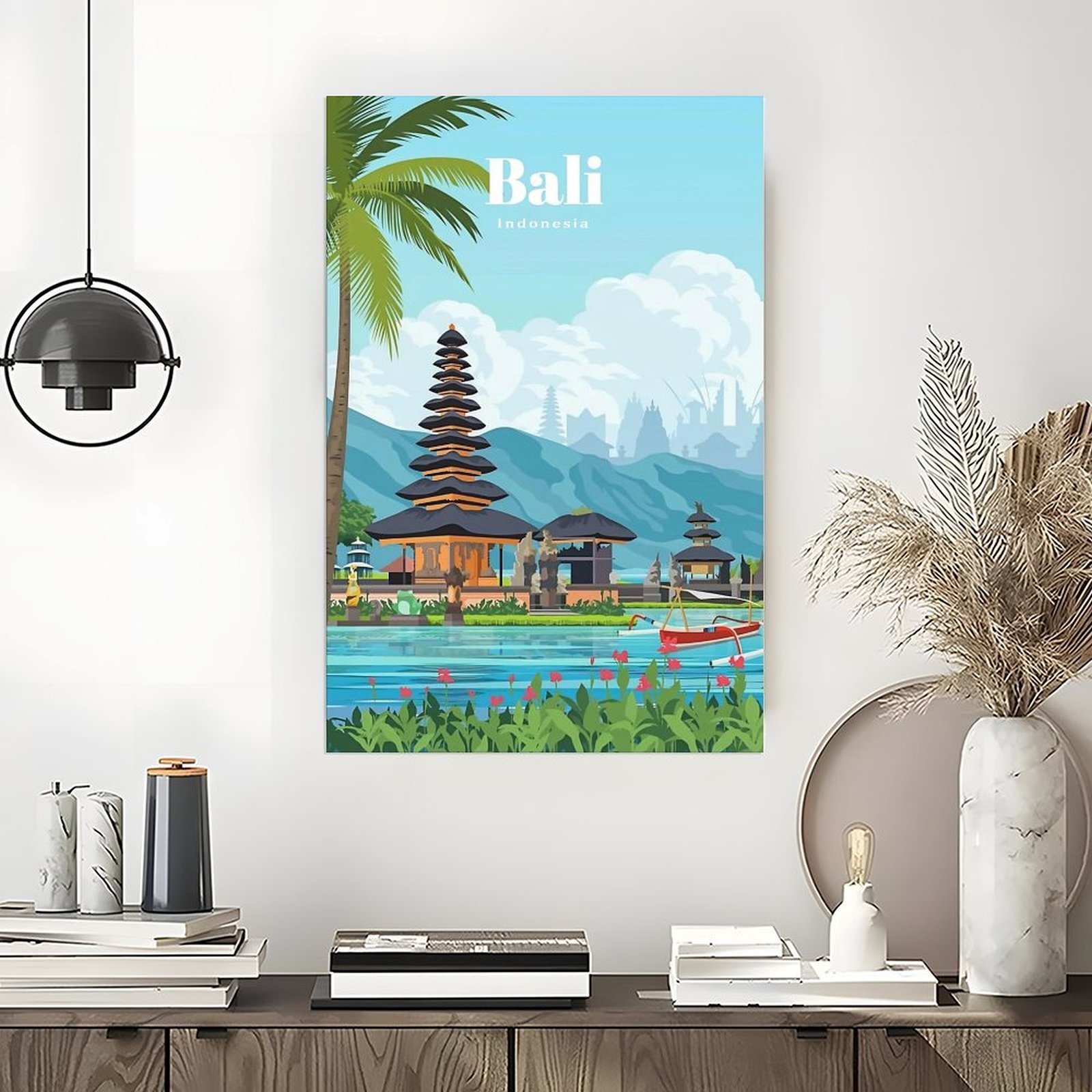 Bali Indonesia Travel Poster P - Home Decor Indonesia 리뷰 및 가격