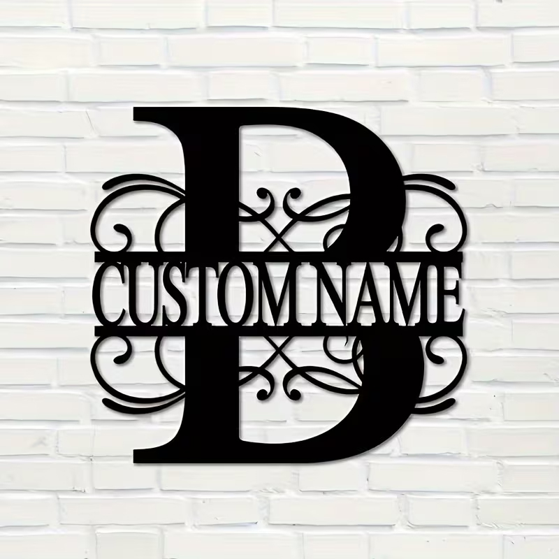 Classic Custom Monogram Metal  - Home Decor For Wedding 리뷰 및 가격