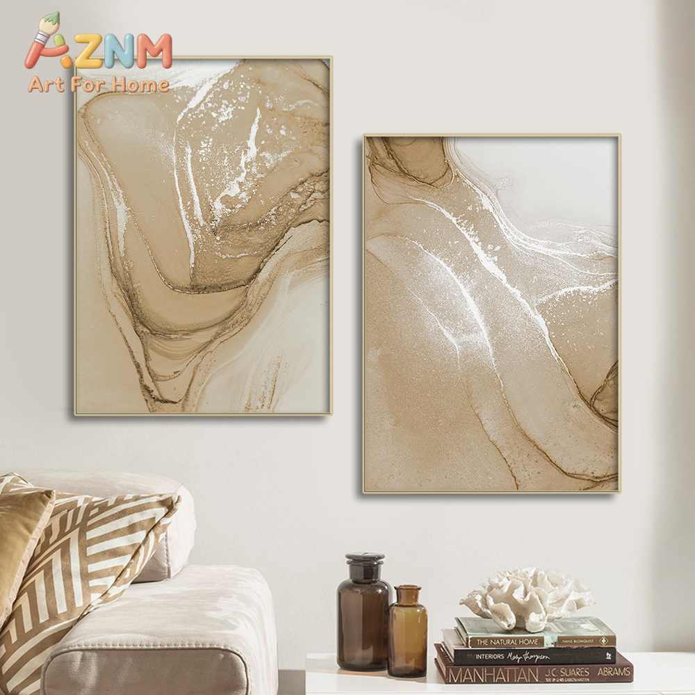 Boho Beige Marble Abstract Wal - Home Decor Interior 리뷰 및 가격