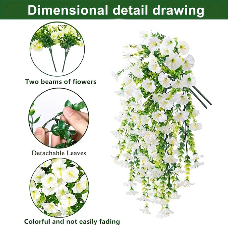 (Ce14)Artificial Morning Glory - Home Decor Rattan 리뷰 및 가격