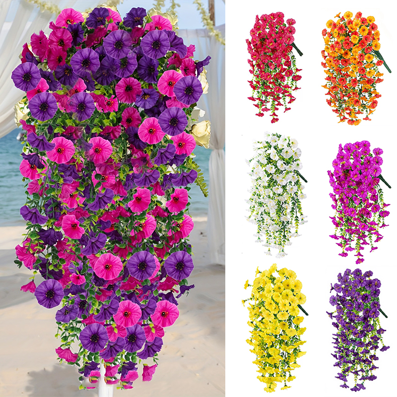 (Ce14)Artificial Morning Glory - Home Decor Rattan 리뷰 및 가격
