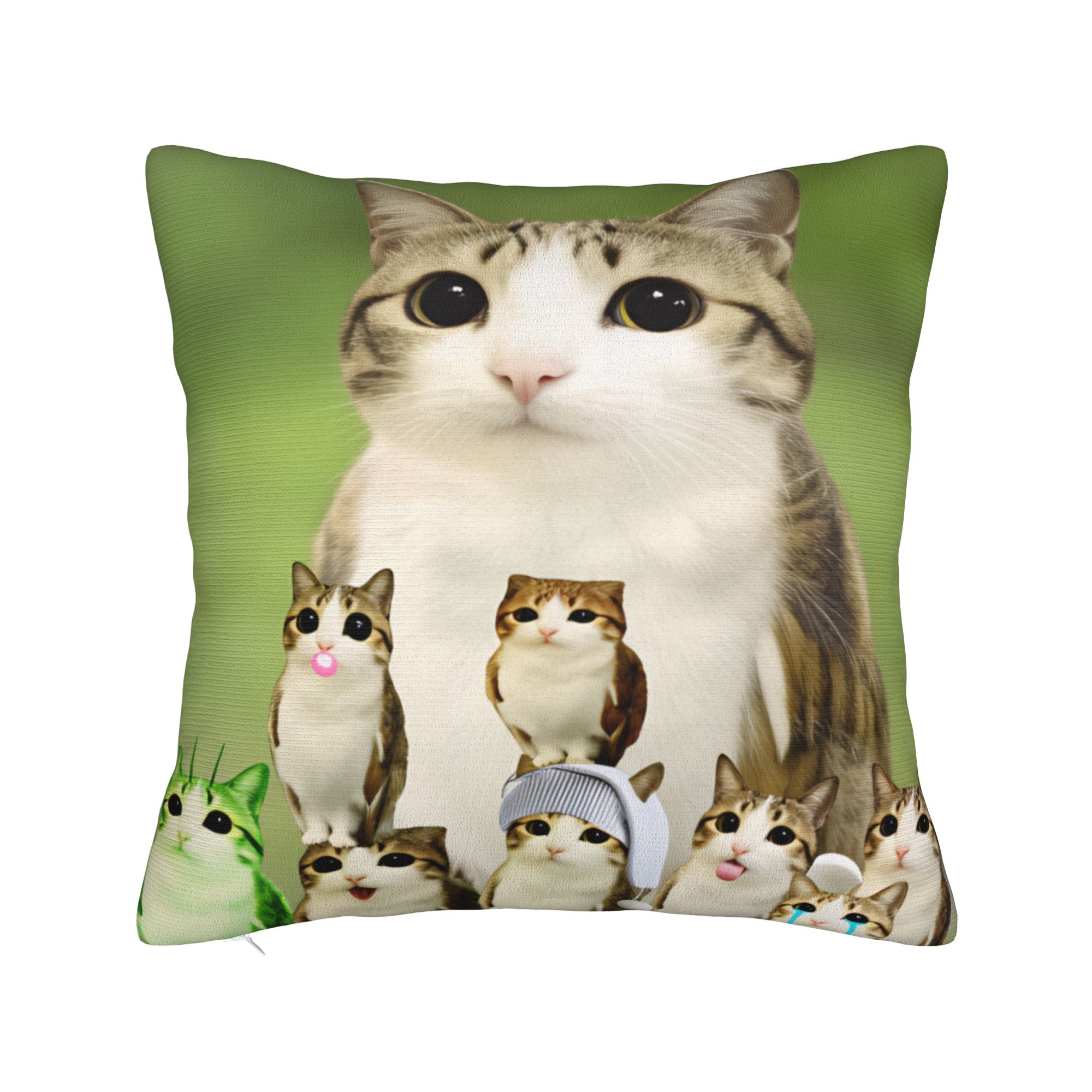 Pillow Cover Funny Meowl Cat F - Home Decor Png 리뷰 및 가격