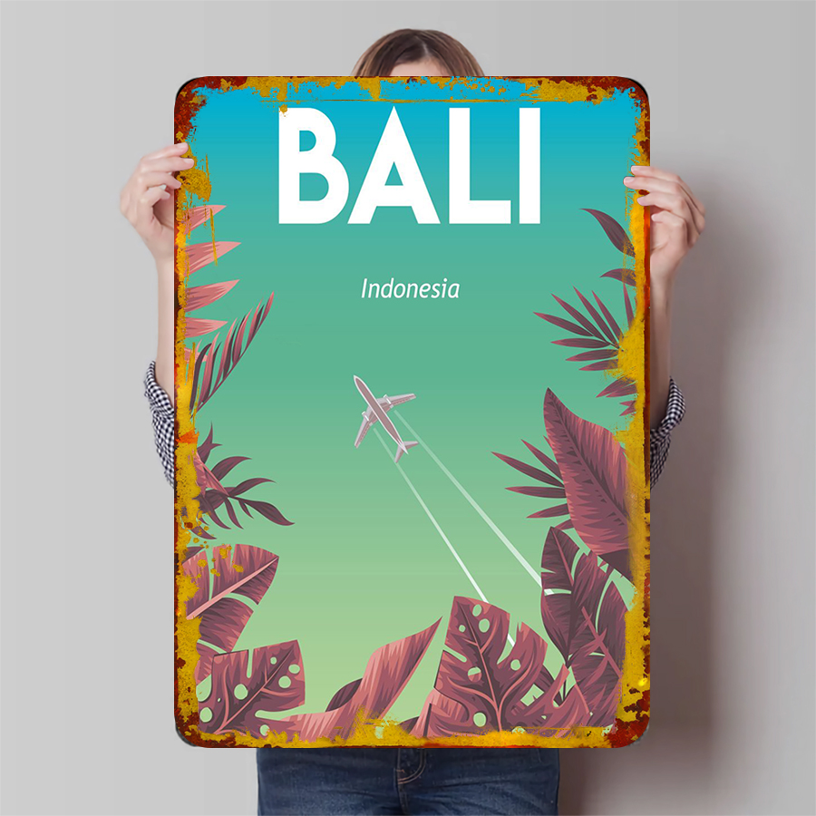 Bali Indonesia Scenery Metal W - Home Decor Indonesia 리뷰 및 가격