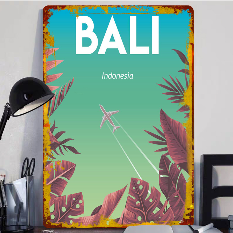 Bali Indonesia Scenery Metal W - Home Decor Indonesia 리뷰 및 가격