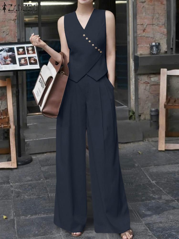 ZANZEA Women Pant Sets Irregul - Home Decor Zara 리뷰 및 가격