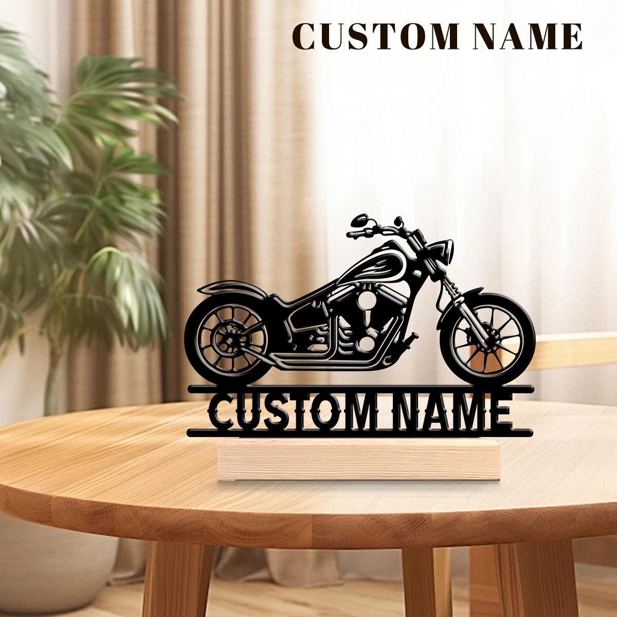 1Pc Csutom Name Road Motorbike - Home Decor For Wedding 리뷰 및 가격