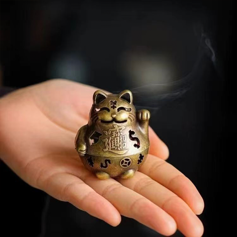Lucky Cat Incense Burner Elega - Home Decor Humacao 리뷰 및 가격