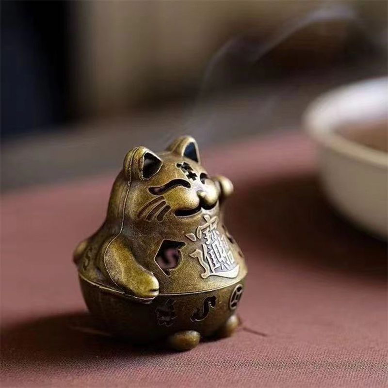 Lucky Cat Incense Burner Elega - Home Decor Humacao 리뷰 및 가격