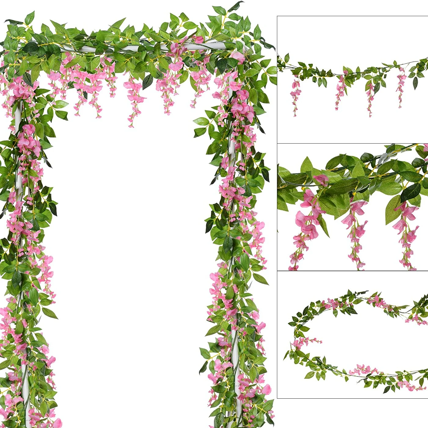 1.8M Artificial Flowers Silk A - Home Decor Rattan 리뷰 및 가격